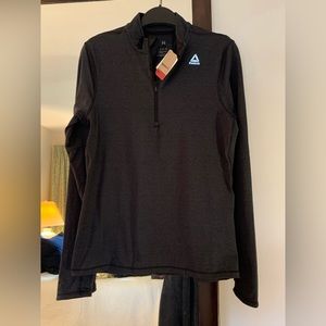 reebok ladies pullover black size M